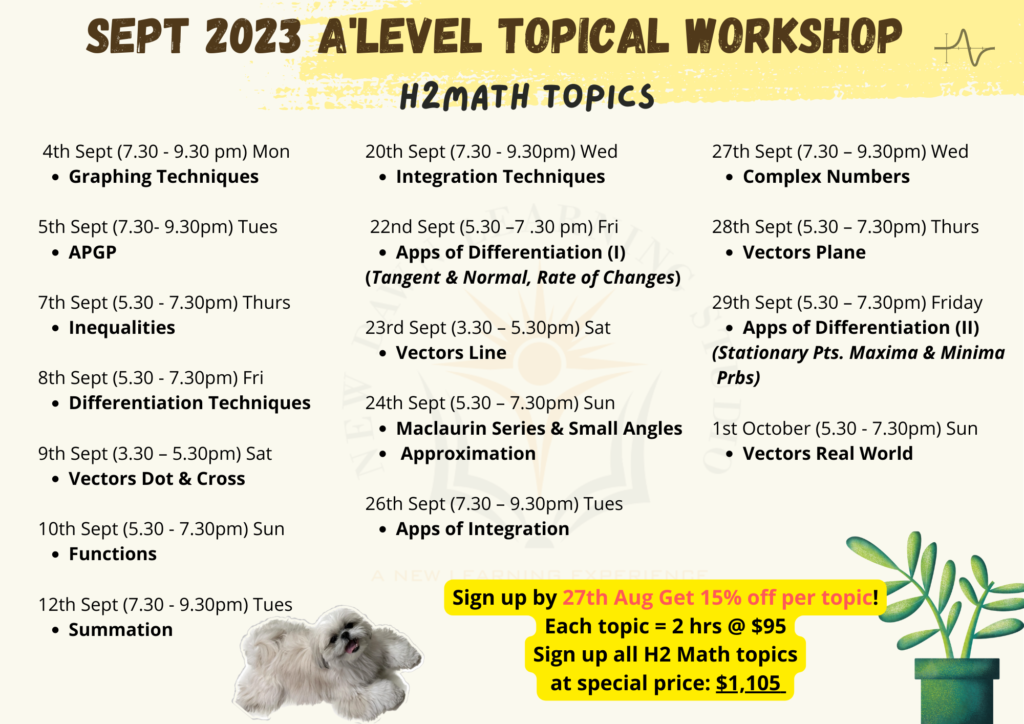'A' Level SEPT Workshop