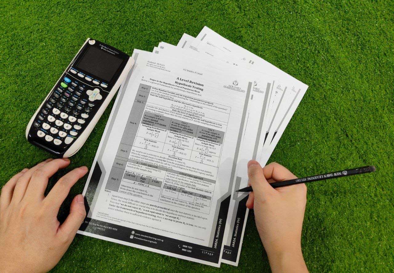 H2 Math Exam Paper