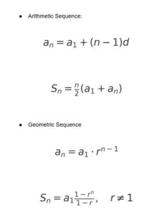 arithmetic 10 Essential A Level Math Formulas to Master for Exams
